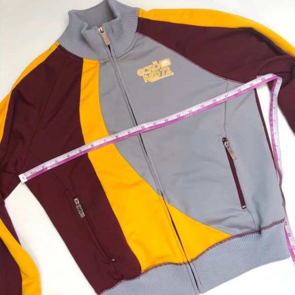 Echo Red track jacket two tone Size M - Picture 4 of 8